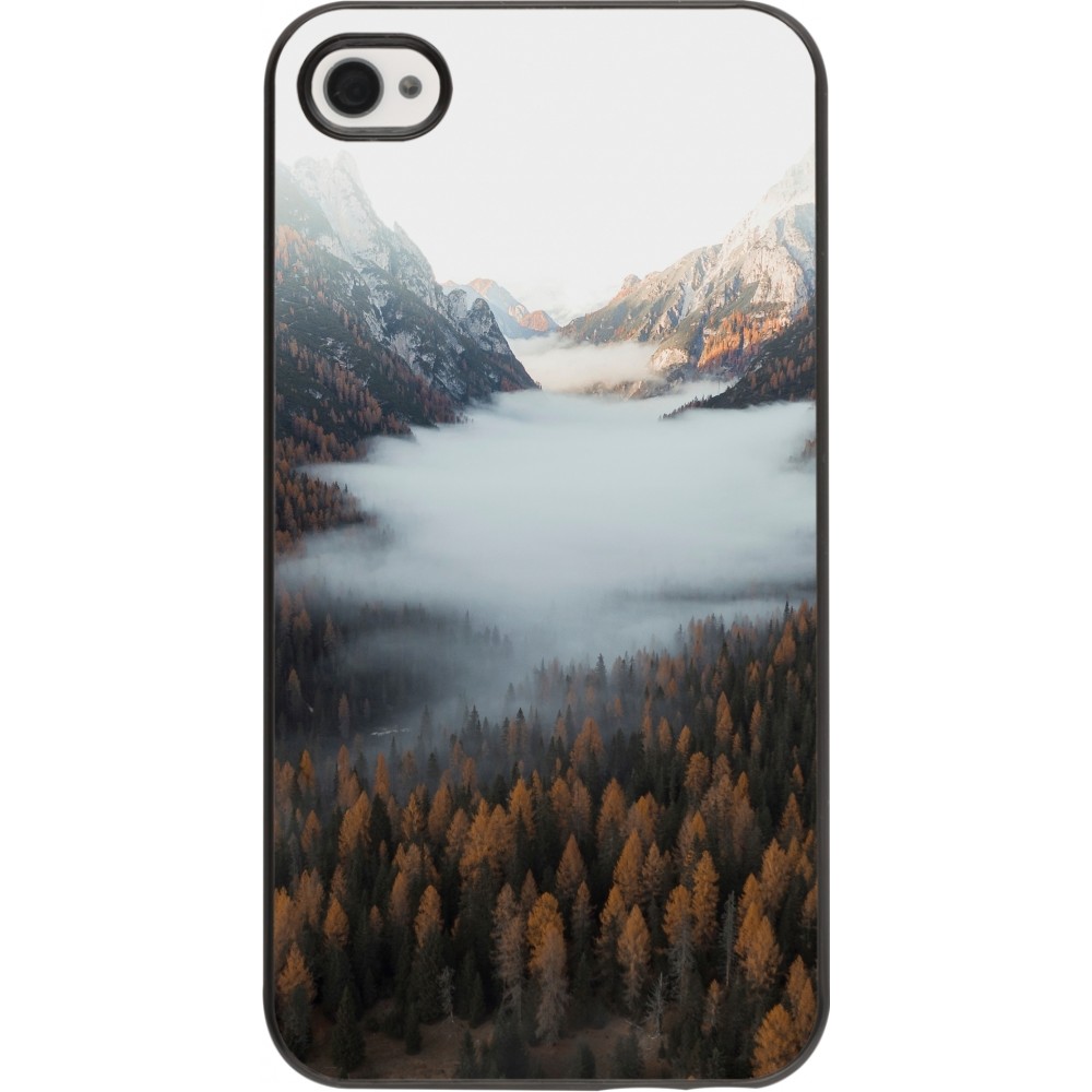 Coque iPhone 4/4s - Autumn 22 forest lanscape