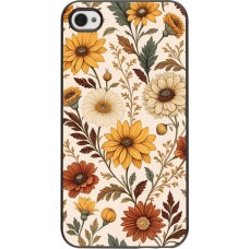 Coque iPhone 4/4s - Autumn 25 Flower pattern