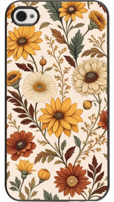Coque iPhone 4/4s - Autumn 25 Flower pattern Coque iPhone 4/4s - Autumn 25 Flower pattern