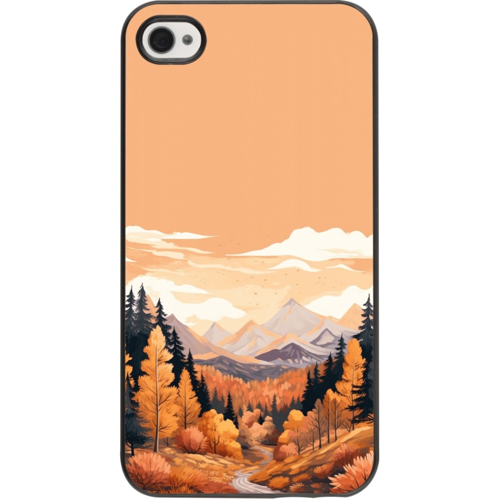 Coque iPhone 4/4s - Autumn 25 Mountains