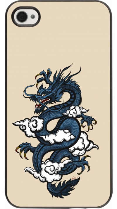 iPhone 4/4s Case Hülle - Blue Dragon Tattoo iPhone 4/4s Case Hülle - Blue Dragon Tattoo