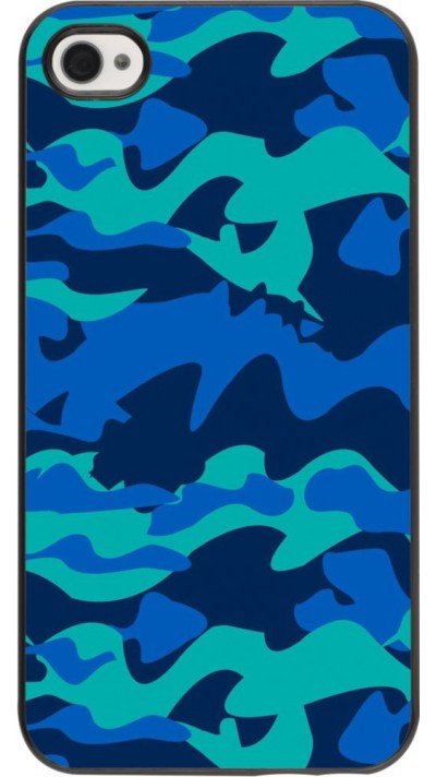 Coque iPhone 4/4s - Camo Blue Coque iPhone 4/4s - Camo Blue