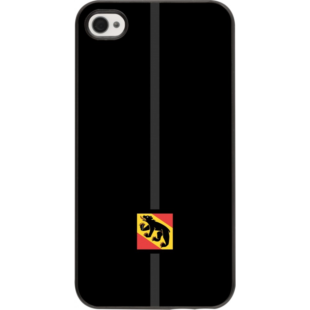 iPhone 4/4s Case Hülle - Kanton BE schwarz