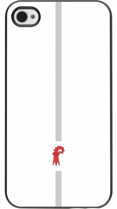 iPhone 4/4s Case Hülle - Kanton BL weiss