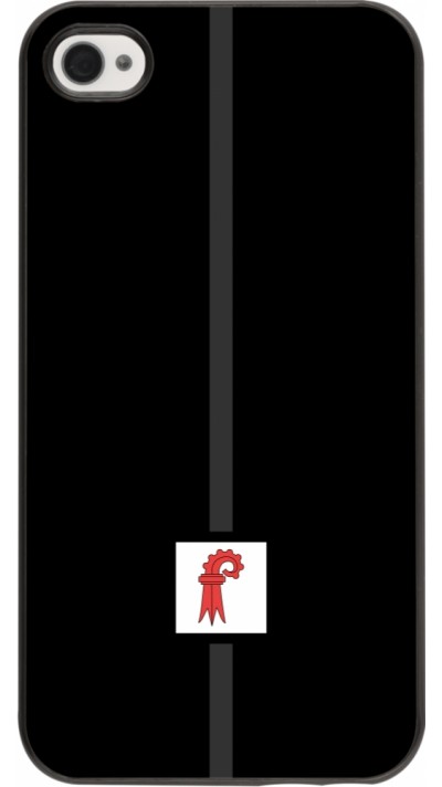 iPhone 4/4s Case Hülle - Kanton BL schwarz
