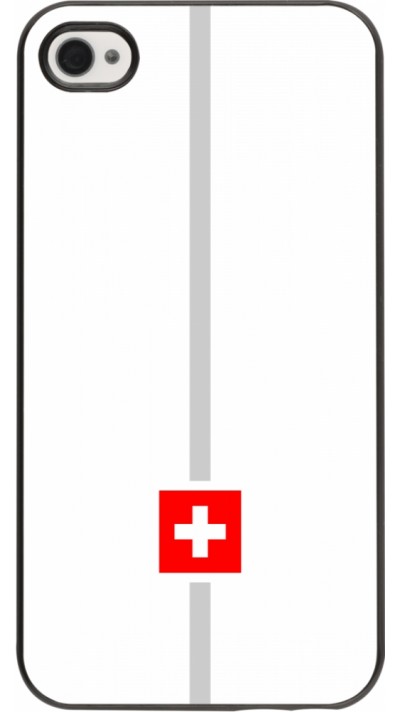 iPhone 4/4s Case Hülle - Kanton CH weiss