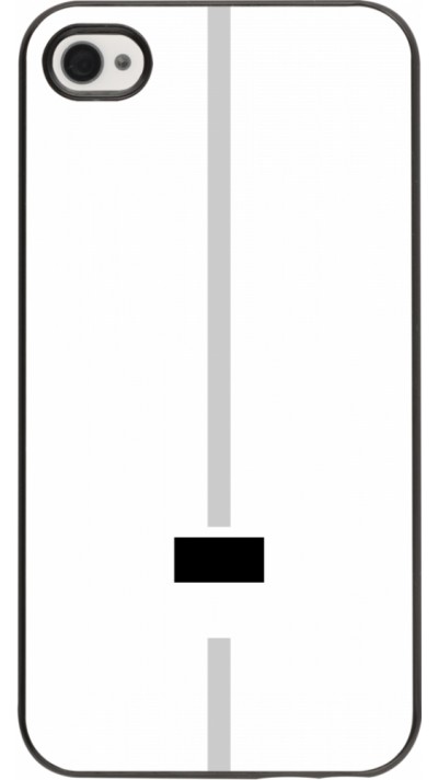 iPhone 4/4s Case Hülle - Kanton FR weiss