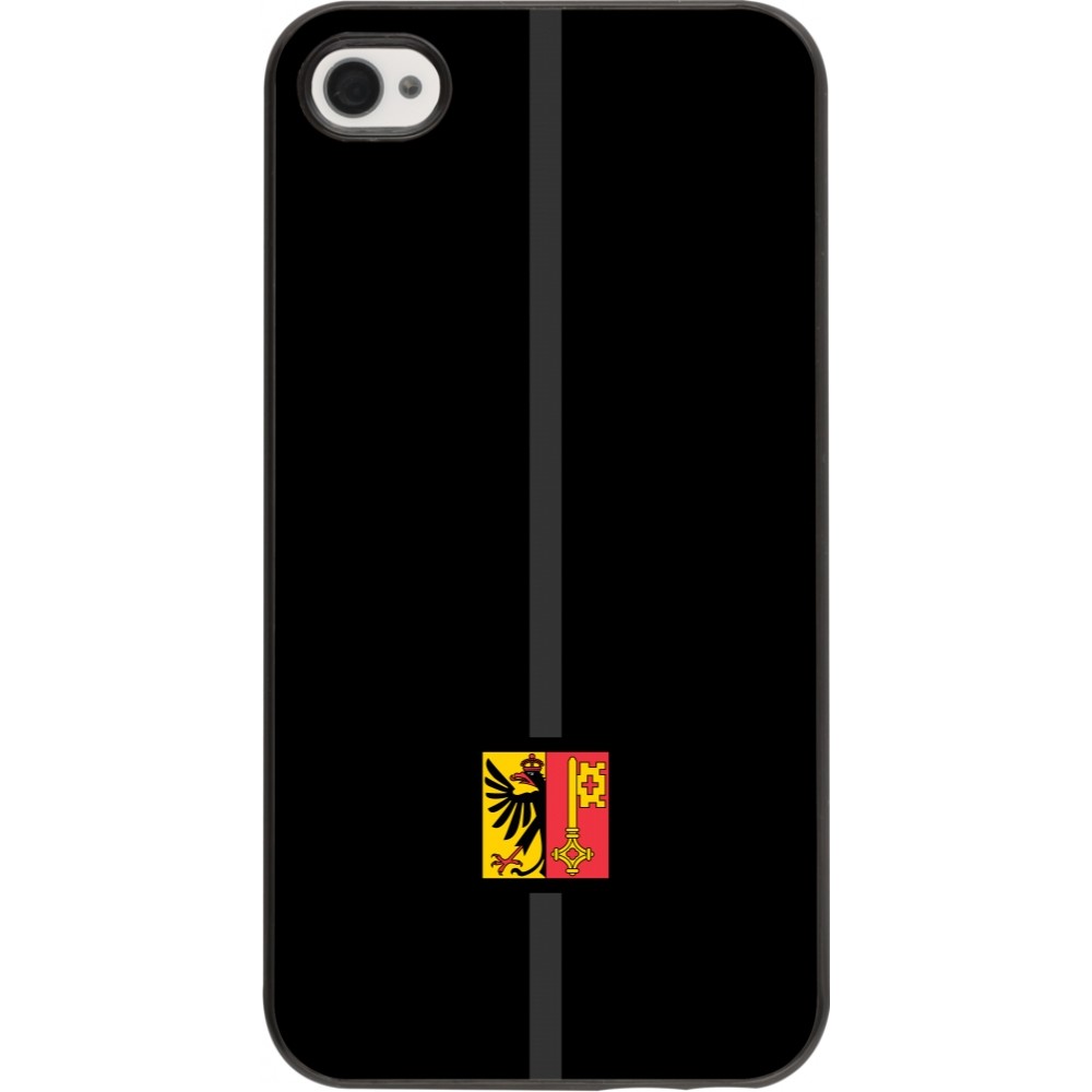 Coque iPhone 4/4s - Canton GE noir