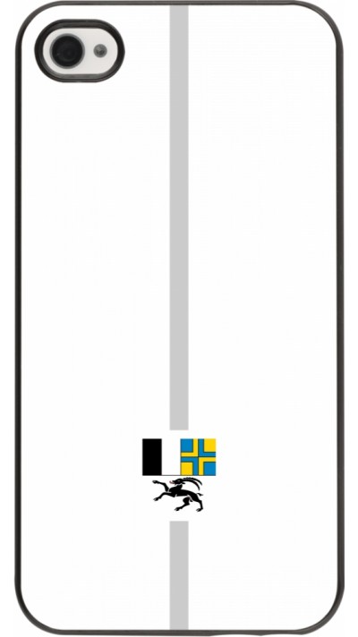 iPhone 4/4s Case Hülle - Kanton GR weiss
