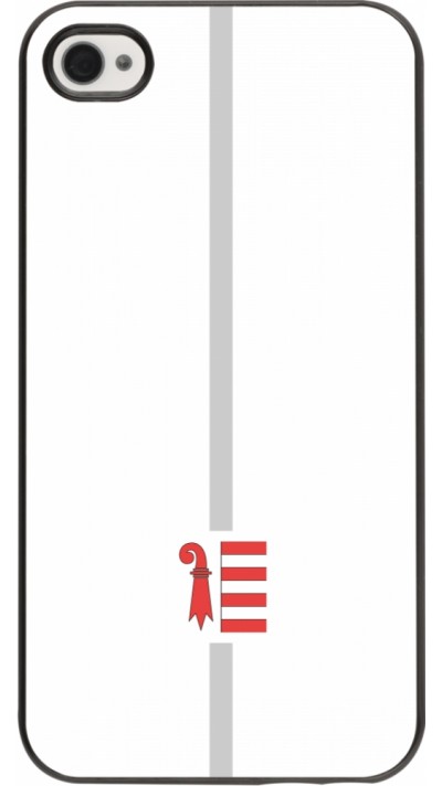 iPhone 4/4s Case Hülle - Kanton JU weiss
