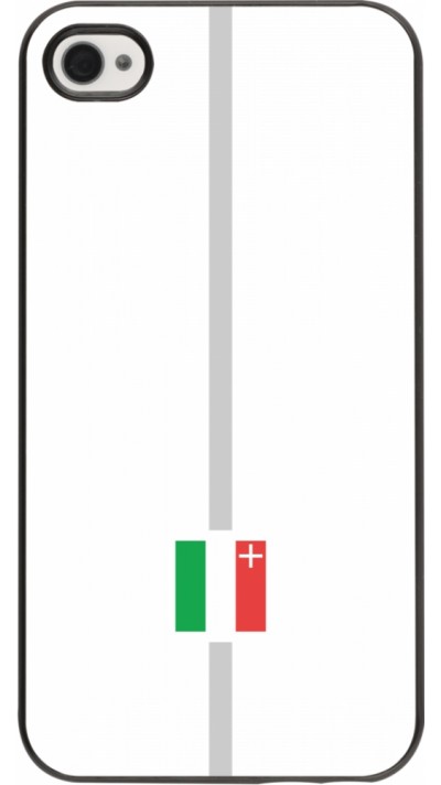 iPhone 4/4s Case Hülle - Kanton NE weiss
