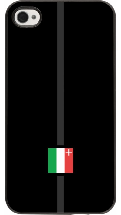 iPhone 4/4s Case Hülle - Kanton NE schwarz
