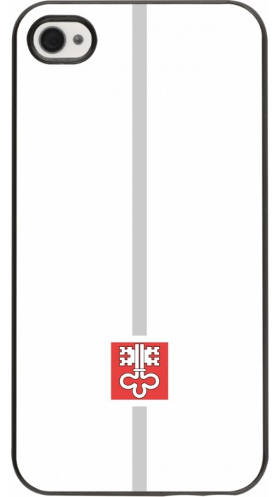 iPhone 4/4s Case Hülle - Kanton NW weiss