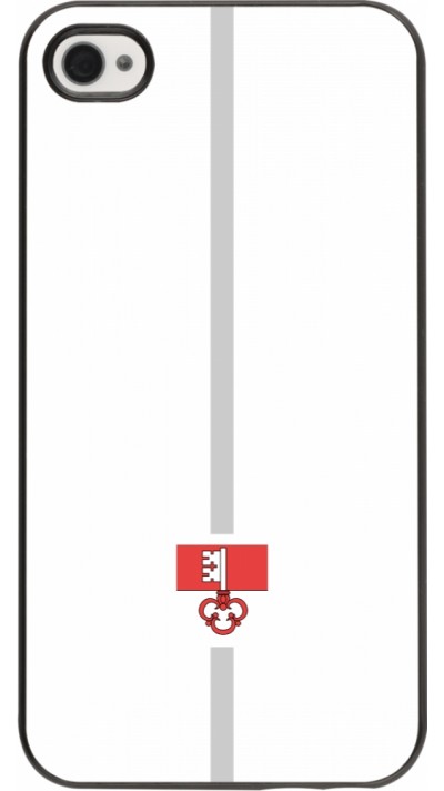 iPhone 4/4s Case Hülle - Kanton OW weiss