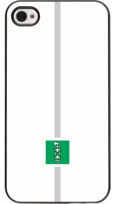iPhone 4/4s Case Hülle - Kanton SG weiss