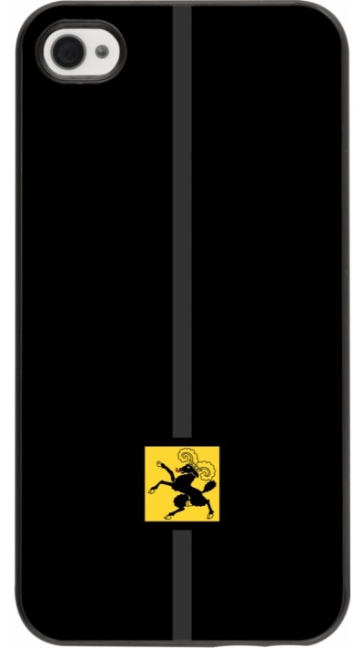 iPhone 4/4s Case Hülle - Kanton SH schwarz