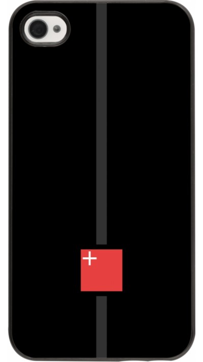 iPhone 4/4s Case Hülle - Kanton SZ schwarz