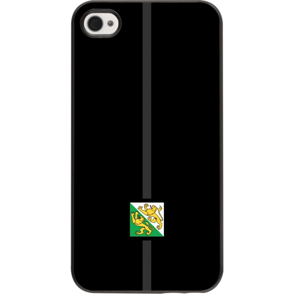 Coque iPhone 4/4s - Canton TG noir