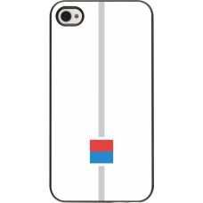 iPhone 4/4s Case Hülle - Kanton TI weiss