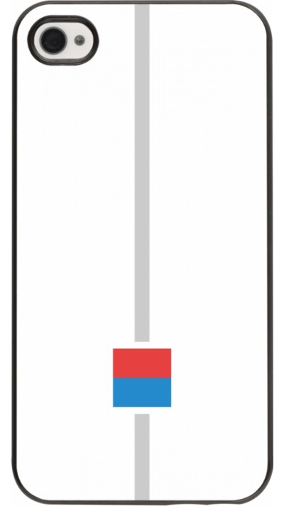 iPhone 4/4s Case Hülle - Kanton TI weiss
