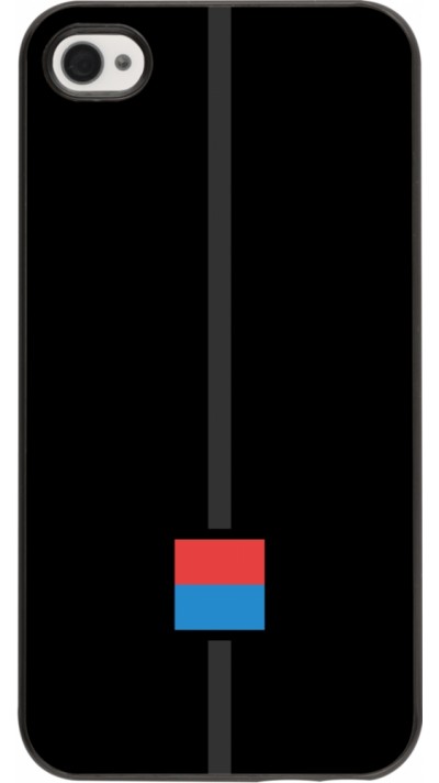 iPhone 4/4s Case Hülle - Kanton TI schwarz