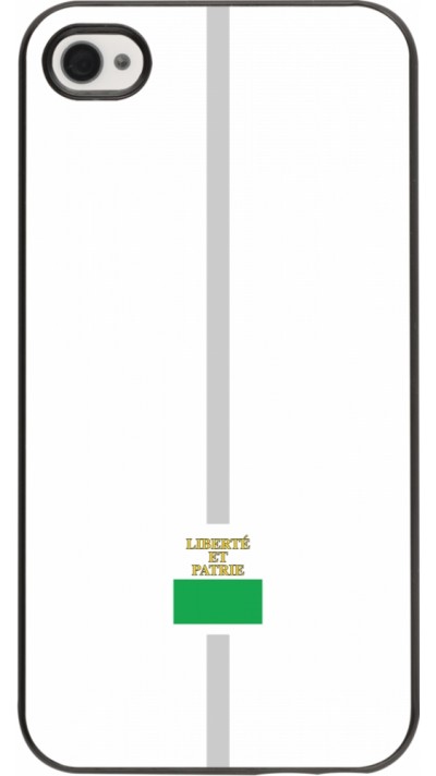iPhone 4/4s Case Hülle - Kanton VD weiss