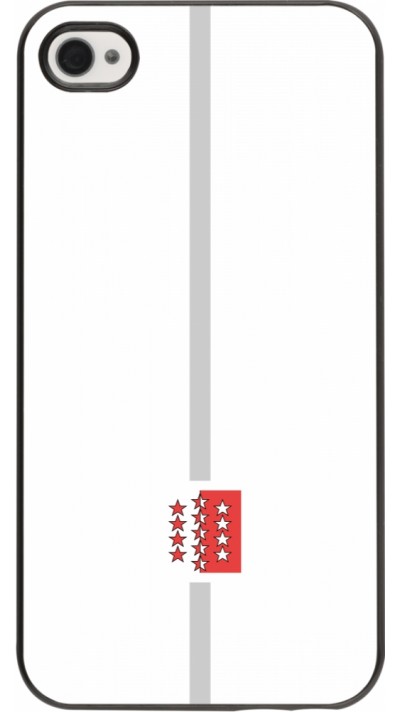 iPhone 4/4s Case Hülle - Kanton VS weiss