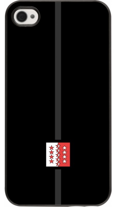 iPhone 4/4s Case Hülle - Kanton VS schwarz