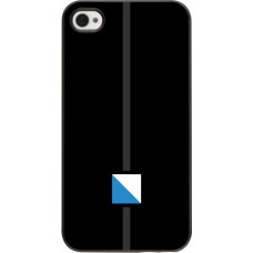 iPhone 4/4s Case Hülle - Kanton ZH schwarz