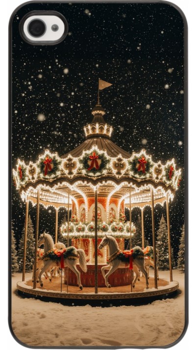 Coque iPhone 4/4s - Christmas 25 Carousel