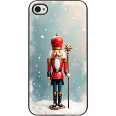 Coque iPhone 4/4s - Christmas 25 Nutcracker Snow