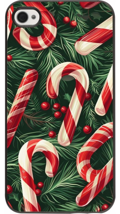 Coque iPhone 4/4s - Christmas 25 Xmas Stick