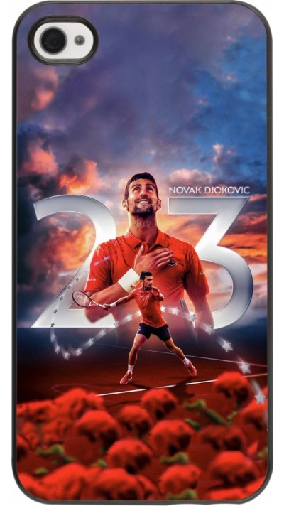 iPhone 4/4s Case Hülle - Djokovic 23 Grand Slam iPhone 4/4s Case Hülle - Djokovic 23 Grand Slam