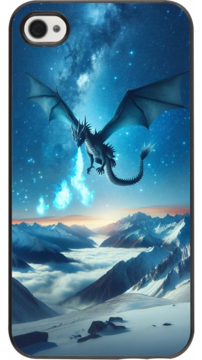 iPhone 4/4s Case Hülle - Drache nächtliche Berg iPhone 4/4s Case Hülle - Drache nächtliche Berg