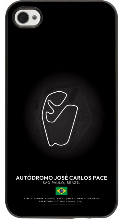 iPhone 4/4s Case Hülle - F1 Track 2025 Brazil iPhone 4/4s Case Hülle - F1 Track 2025 Brazil