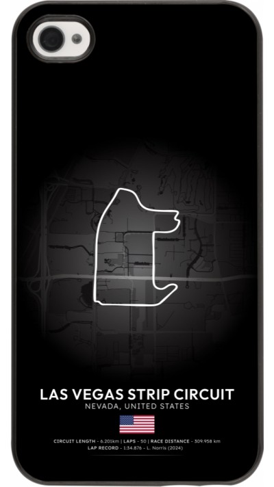 iPhone 4/4s Case Hülle - F1 Track 2025 Las Vegas iPhone 4/4s Case Hülle - F1 Track 2025 Las Vegas