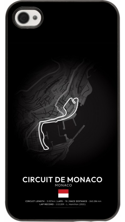 iPhone 4/4s Case Hülle - F1 Track 2025 Monaco iPhone 4/4s Case Hülle - F1 Track 2025 Monaco