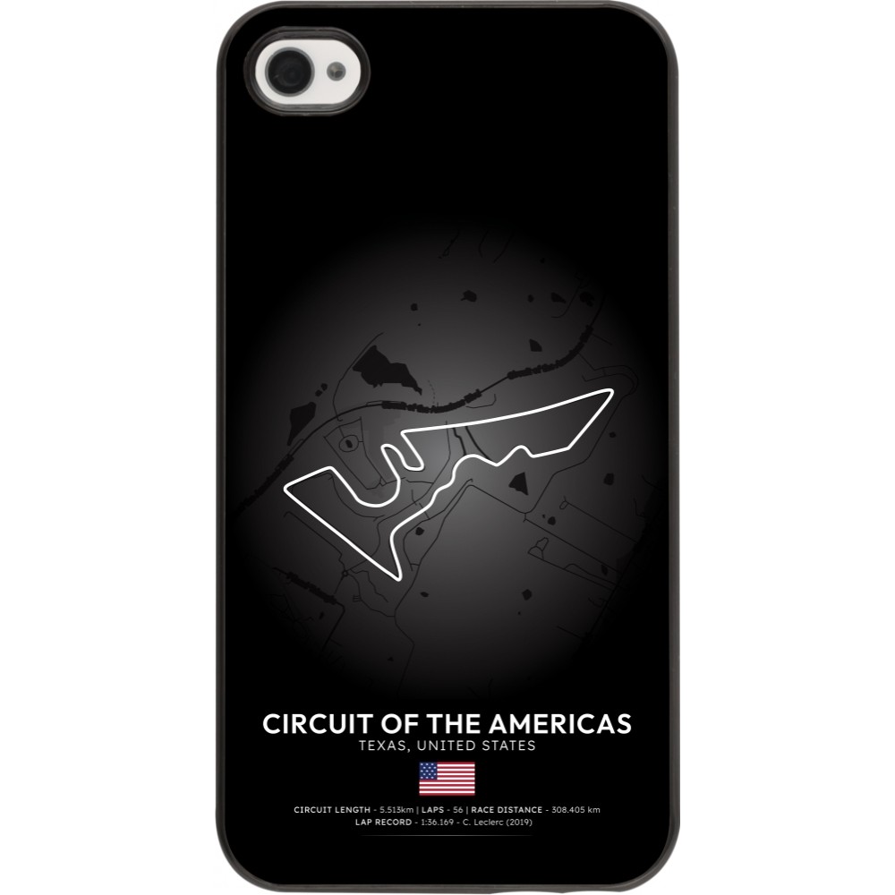 iPhone 4/4s Case Hülle - F1 Track 2025 United States