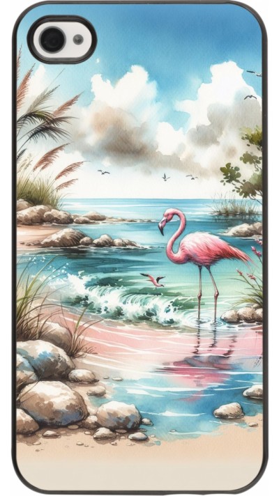 iPhone 4/4s Case Hülle - Flamingo Aquarell iPhone 4/4s Case Hülle - Flamingo Aquarell
