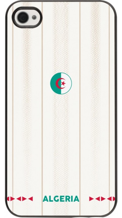 Coque iPhone 4/4s - Maillot de football Algérie 2026 personnalisable