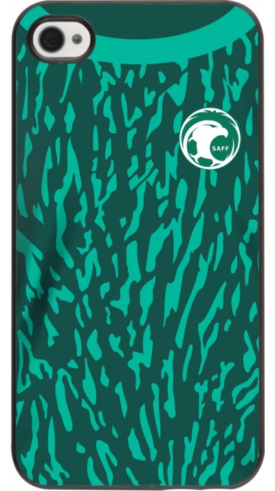 Coque iPhone 4/4s - Maillot de football Arabie saoudite 2022 personnalisable Coque iPhone 4/4s - Maillot de football Arabie saoudite 2022 personnalisable