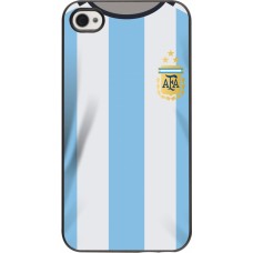 Coque iPhone 4/4s - Maillot de football Argentine 2022 personnalisable