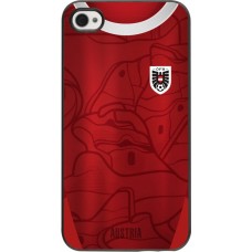 iPhone 4/4s Case Hülle - Austria personalisierbares Fussballtrikot