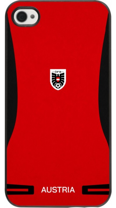 Coque iPhone 4/4s - Maillot de football Autriche 2026 personnalisable