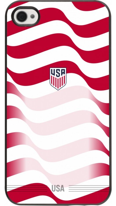 Coque iPhone 4/4s - Maillot de football E?tats Unis 2026 personnalisable