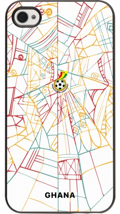 Coque iPhone 4/4s - Maillot de football Ghana 2026 personnalisable