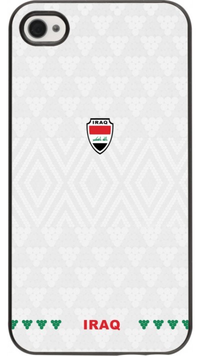 Coque iPhone 4/4s - Maillot de football Irak 2026 personnalisable