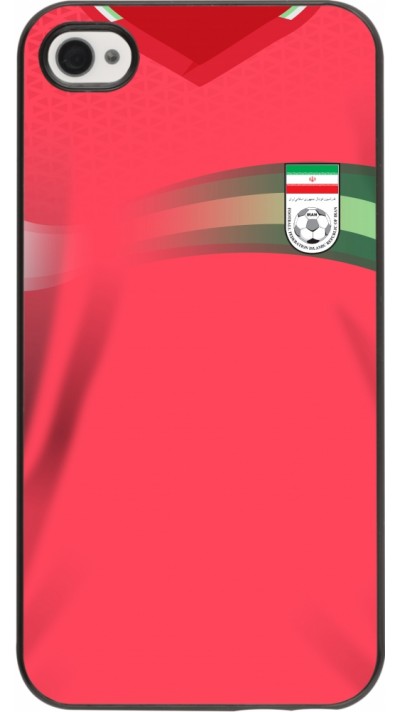Coque iPhone 4/4s - Maillot de football Iran 2022 personnalisable