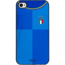 Coque iPhone 4/4s - Maillot de football Italie 2022 personnalisable