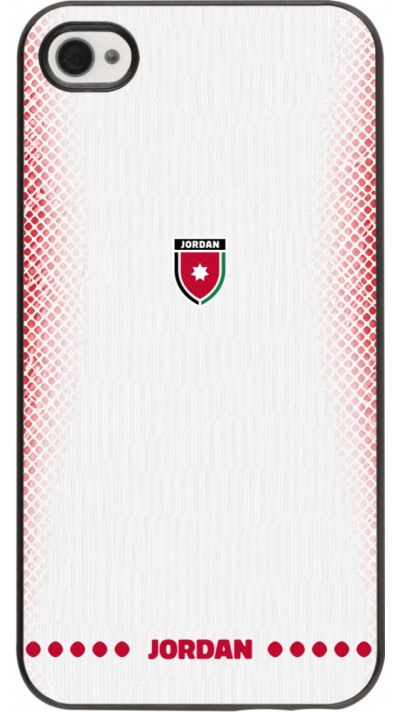 Coque iPhone 4/4s - Maillot de football Jordanie 2026 personnalisable